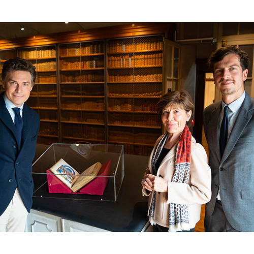 Unveiling of the Très Riches Heures du Duc de Berry project at Chantilly