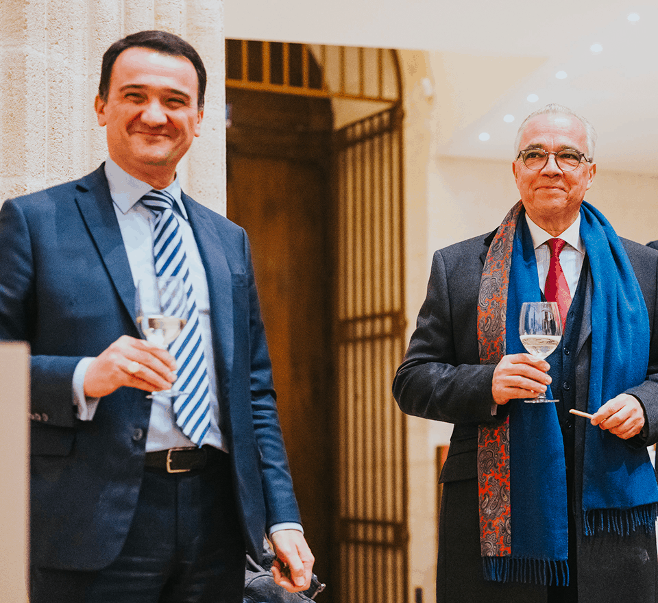 Signature de la convention pour la reconstruction des orgues de la cathédrale de Bordeaux