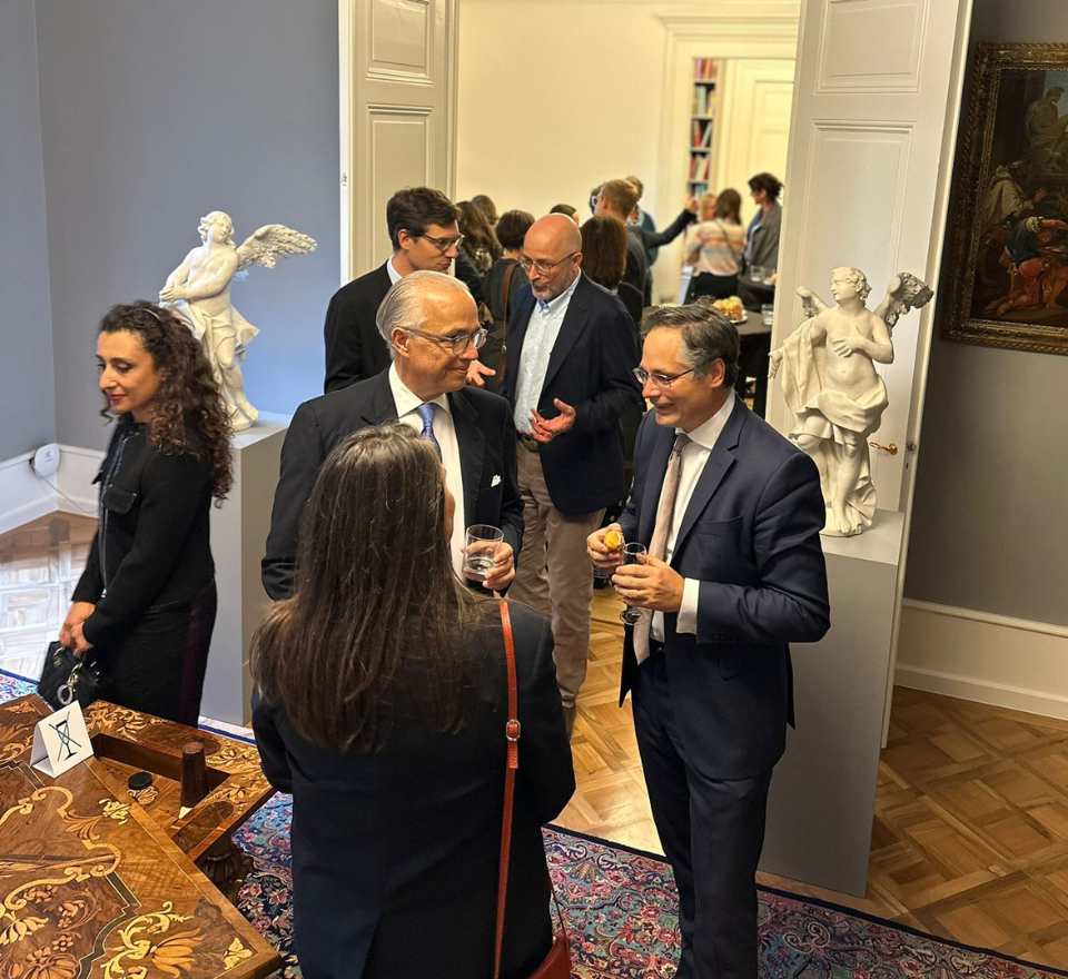 Cocktail au siège de la Fondation Etrillard, à Genève