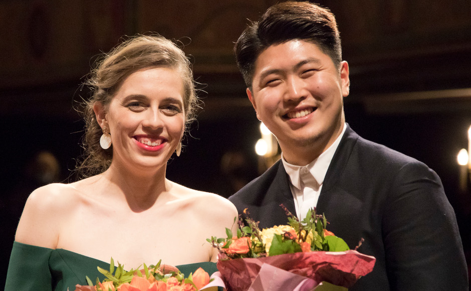 Prix décerné à Flore Van Meerssche, soprano et Gyeongtaek Lee, pianiste